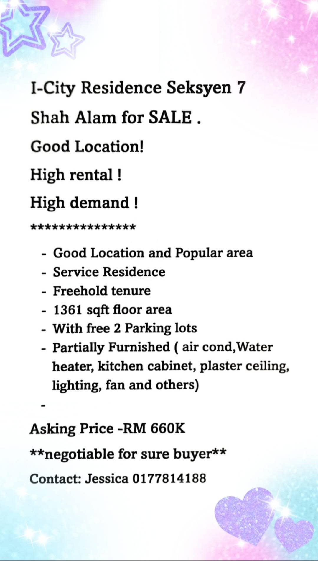 i-Residence @ i-City 1 i-Residence @ i-City Jalan Multimedia I-City Shah Alam Selangor Malaysia Zip 40000 Shah Alam Selangor